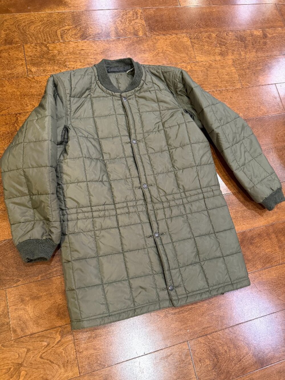 VTG Italian Army Esercito Italiano Size 44R (S) Olive, Quilted Liner Jacket